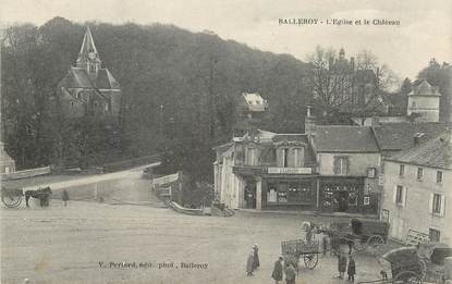 CPA FRANCE 14 "Balleroy, l'Eglise et le chateau"