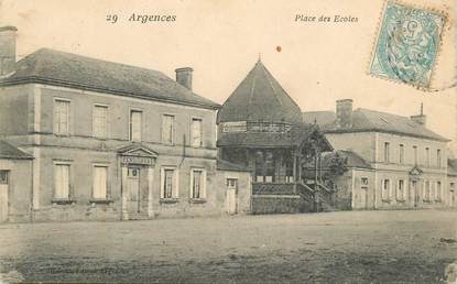 CPA FRANCE 14 "Argences, place des ecoles"