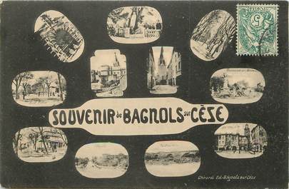 CPA FRANCE 30 "Souvenir de Bagnols sur Cèze"