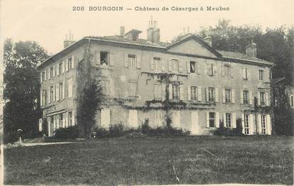 CPA FRANCE 38 "Bourgoin, Chateau de Césarges à Maubec"