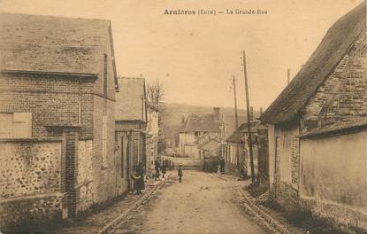 / CPA FRANCE 27 "Arnières, la grande rue"