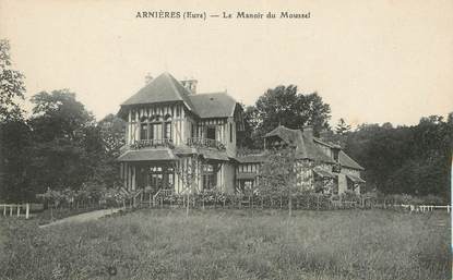 / CPA FRANCE 27 "Arnières, le manoir du Moussel"