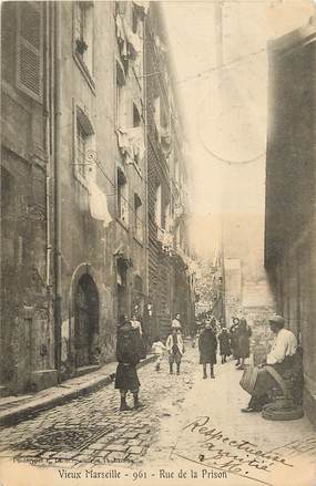 CPA FRANCE 13 "Marseille, Rue de la Prison"