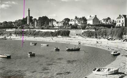 CPSM FRANCE 29 "Bénodet, la petite plage et le grand phare"