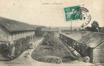 / CPA FRANCE 27 "Authou, la fromagerie"