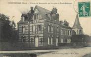 27 Eure / CPA FRANCE 27 "Bourneville, entrée de Bourneville par la route de Pont Audemer"
