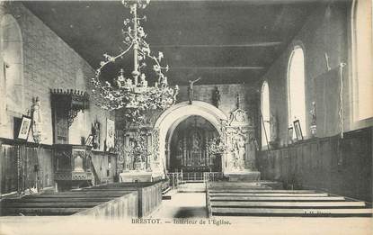 / CPA FRANCE 27 "Brestot, intérieur de l'église"