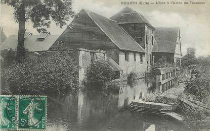 / CPA FRANCE 27 "Bourth, l'Iton à l'usine du Fourneau"