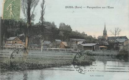 / CPA FRANCE 27 "Bueil, perspective sur l'Eure"