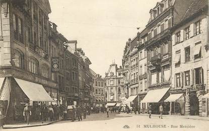 CPA FRANCE 68 "Mulhouse, rue Mercière"