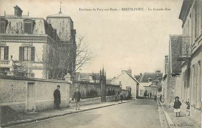 / CPA FRANCE 27 "Breuilpont, la grande rue"