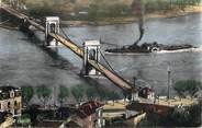 69 RhÔne CPSM  FRANCE 69 "Givors, le pont suspendu sur le Rhône"