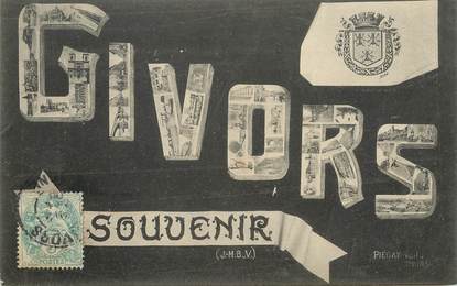 CPA FRANCE 69 "Givors, souvenir"