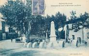 30 Gard CPA FRANCE 30 "Fourques, promenade des Lices et le monument aux morts"