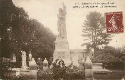 / CPA FRANCE 27 "Bouquetot, le monument"