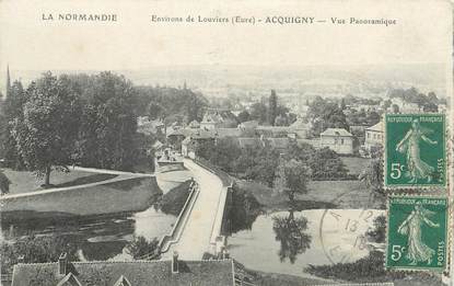 / CPA FRANCE 27 "Acquigny, vue panoramique"