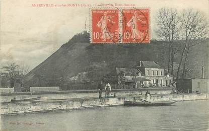 / CPA FRANCE 27 "Amfreville sous les Monts, la côte des deux amants"