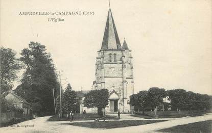 / CPA FRANCE 27 "Amfreville la Campagne, l'église"