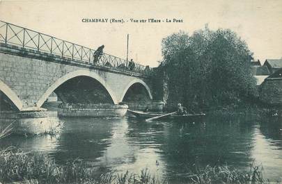 / CPA FRANCE 27 "Chambray, le pont"