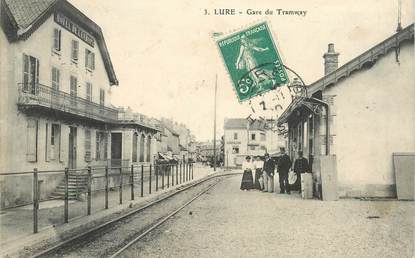 CPA FRANCE  70 "Lure, la gare du Tramway"