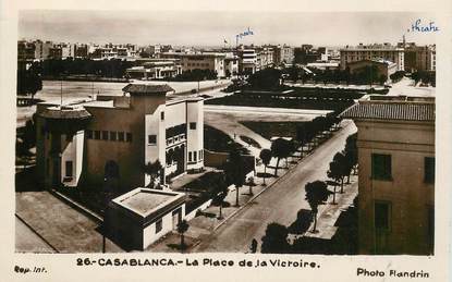 CPSM MAROC "Casablanca, la place de la Victoire"