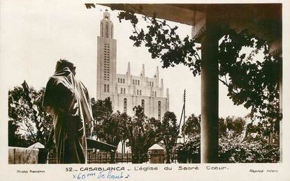 CPSM MAROC "Casablanca, Eglise du Sacré  Coeur"