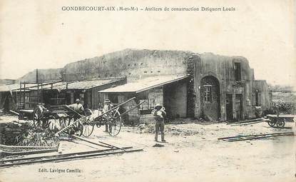 / CPA FRANCE 54 "Gondrecourt Aix, atelier de construction driquert Louis"