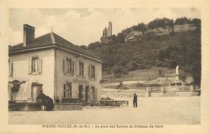 / CPA FRANCE 54 "Pierre Percée, au pied des ruines du château de Salm"