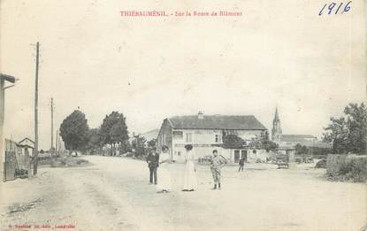 / CPA FRANCE 54 "Thiébauménil, sur la route de Blâmont"