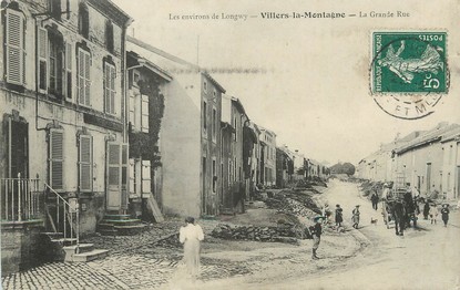 / CPA FRANCE 54 "Villers La Montagne, la grande rue"