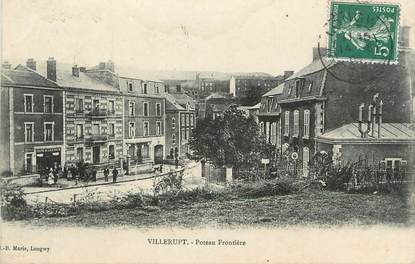/ CPA FRANCE 54 "Villerupt, poteau frontière"