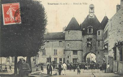 / CPA FRANCE 77 "Tournan, hôtel de ville "