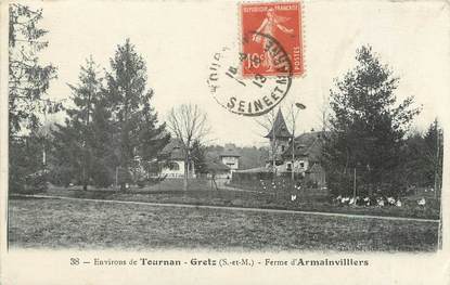 / CPA FRANCE 77 "Gretz, ferme d'Armainvilliers"