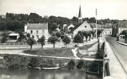 / CPSM FRANCE 77 "Champagne sur Seine, l'église"