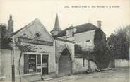 77 Seine Et Marne / CPA FRANCE 77 "Marlotte, rue Mürger et le clocher"