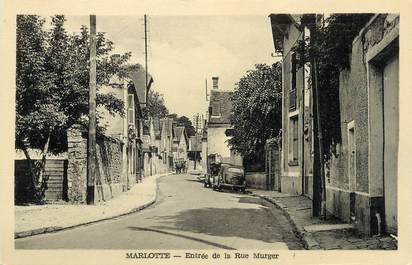 / CPA FRANCE 77 "Bourron Marlotte, entrée de la rue Mürger"