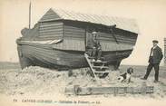 80 Somme / CPA FRANCE 80 "Cayeux sur Mer, habitation de pêcheurs"