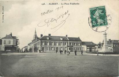 / CPA FRANCE 80 "Albert, la place Faidherbe"