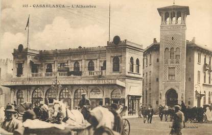 CPA MAROC "Casablanca, l'Alhambra"