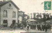 80 Somme / CPA FRANCE 80 "Le Crotoy, la gare"