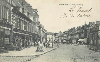 / CPA FRANCE 80 "Doullens, rue du Bourg"