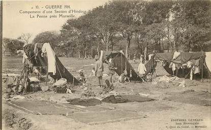 CPA FRANCE 13 "La Penne, près de Marseille, camp hindou"