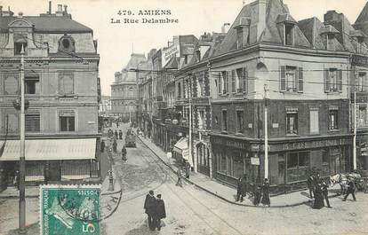 / CPA FRANCE 80 "Amiens, rue Delambre"