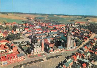 / CPSM FRANCE 80 "Moreuil, place Malterre et vue d'ensemble"