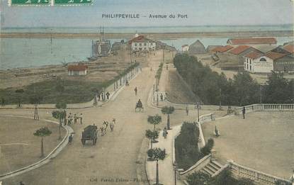 CPA ALGERIE "Philippeville, avenue du port"