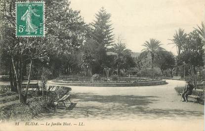 CPA ALGERIE "Blida, le Jardin Bisot"