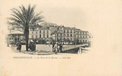 CPA ALGERIE "Philippeville, la place de la Marine"