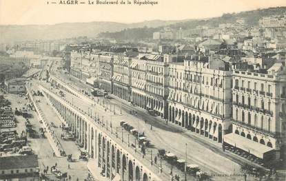 CPA ALGERIE "Alger, le bld de  la République"