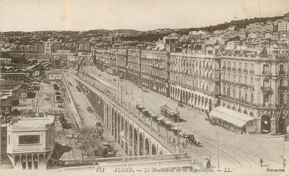 CPA ALGERIE "Alger,  le bld de la République"