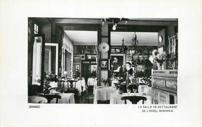 / CPSM FRANCE 35 "Dinard, la salle de restaurant de l'hôtel Printania"